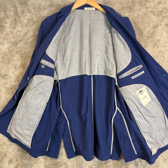 Richard Choi Light Jacket Navy Blue Blazer Be a Better Man IC 56R 44R 46R 44-46 - Picture 3 of 14